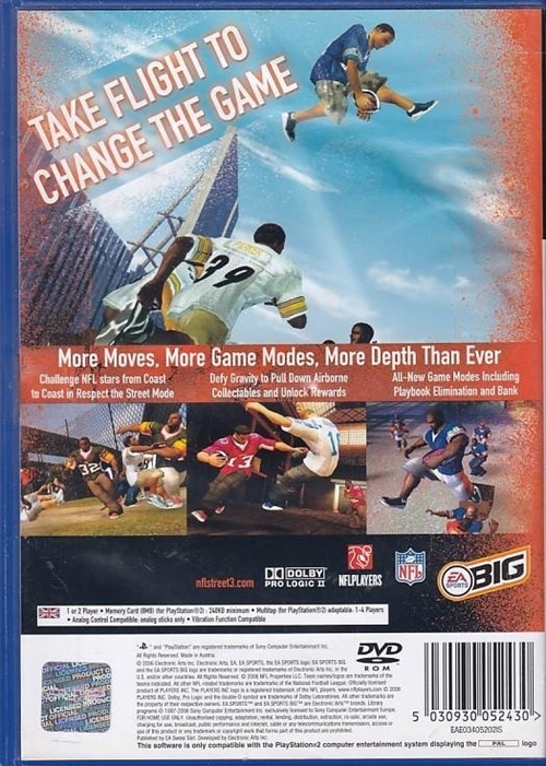 NFL Street 3 - PS2 (B Grade) (Genbrug)